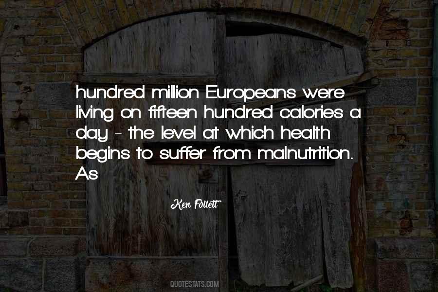 Quotes About Malnutrition #288582