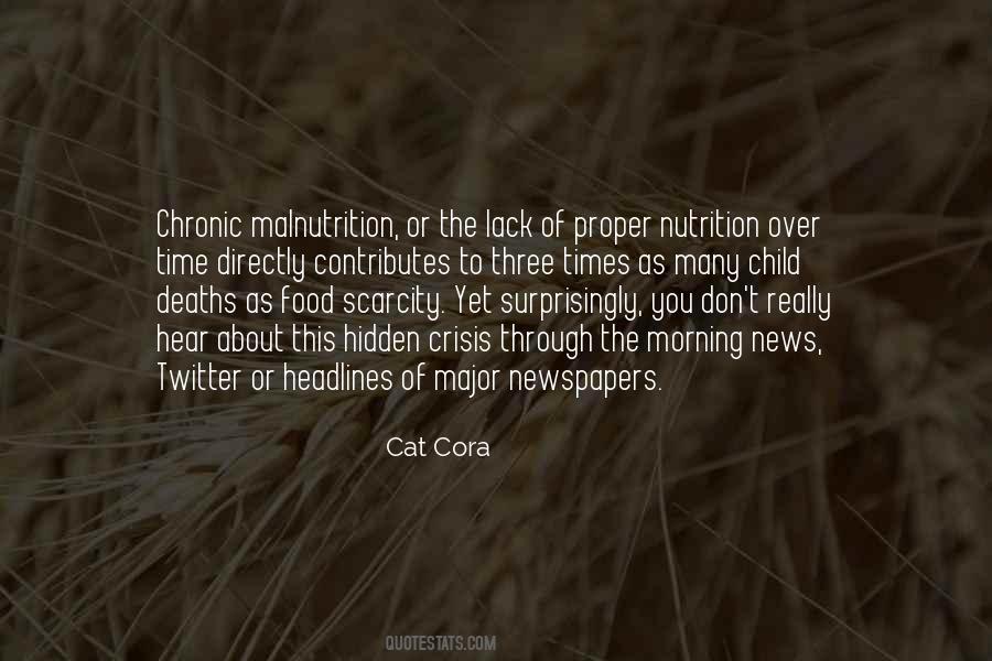 Quotes About Malnutrition #937152