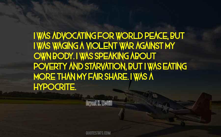 Waging Peace Quotes #100002