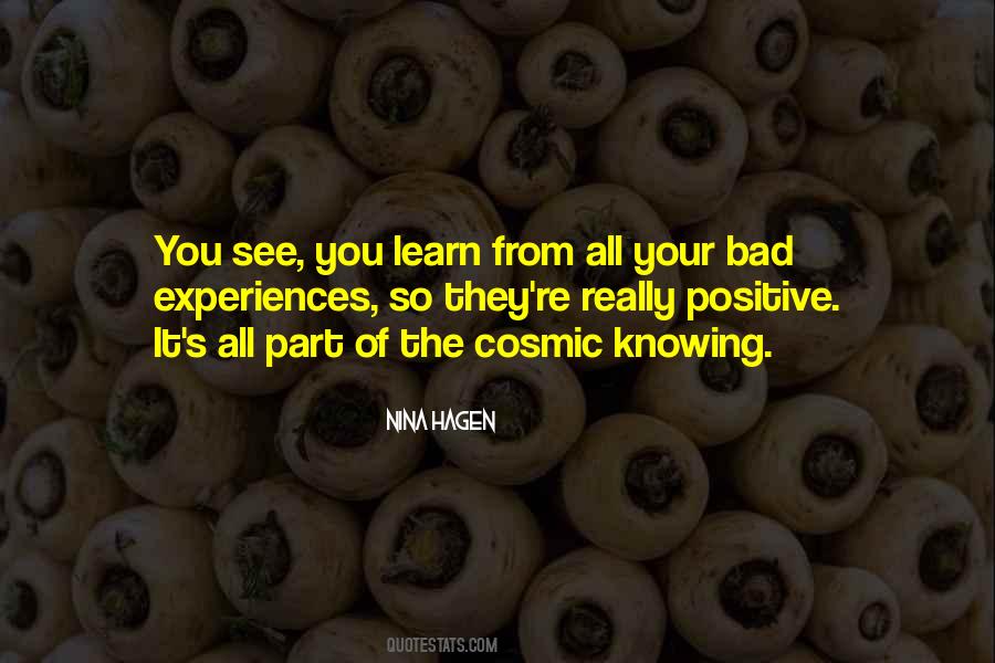 Positive Experiences Quotes #751042