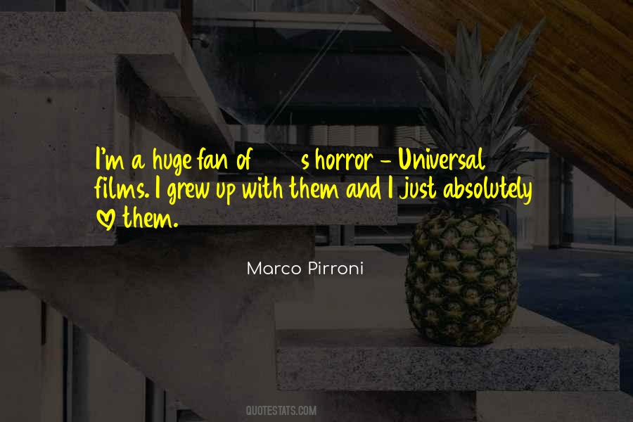 Quotes About Horror Fans #1009771