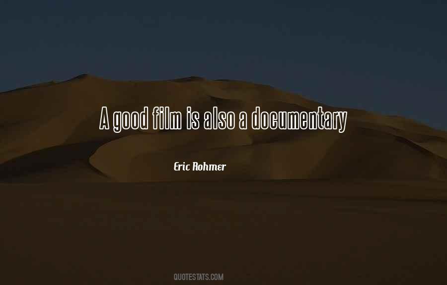 Quotes About Documentary Film #1171153
