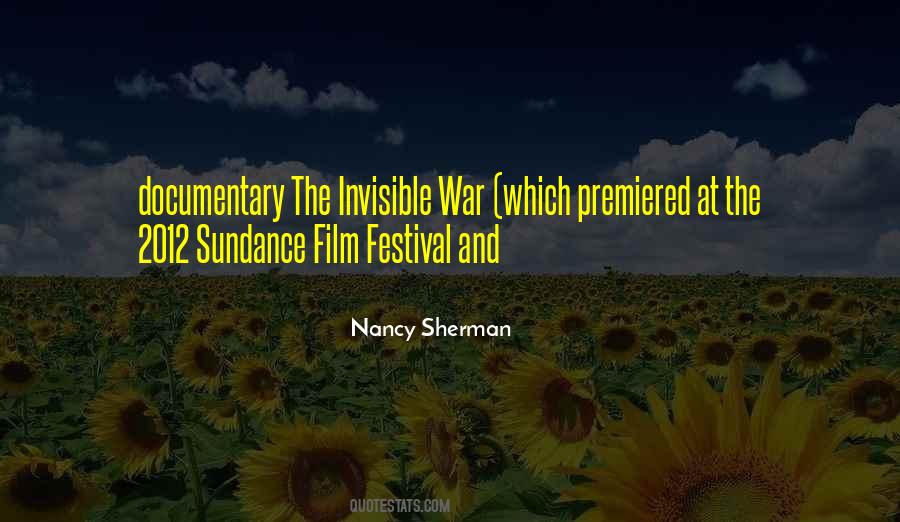 Quotes About Documentary Film #1479462