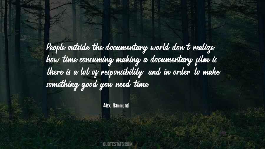 Quotes About Documentary Film #153463