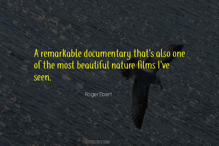 Quotes About Documentary Film #1809546