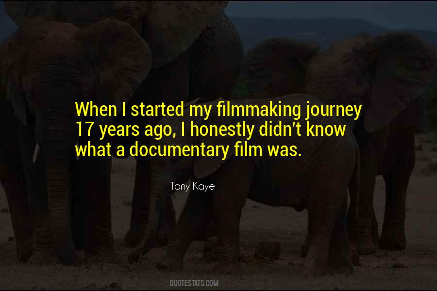 Quotes About Documentary Film #376360