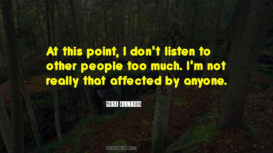 Quotes About Affected #1421276