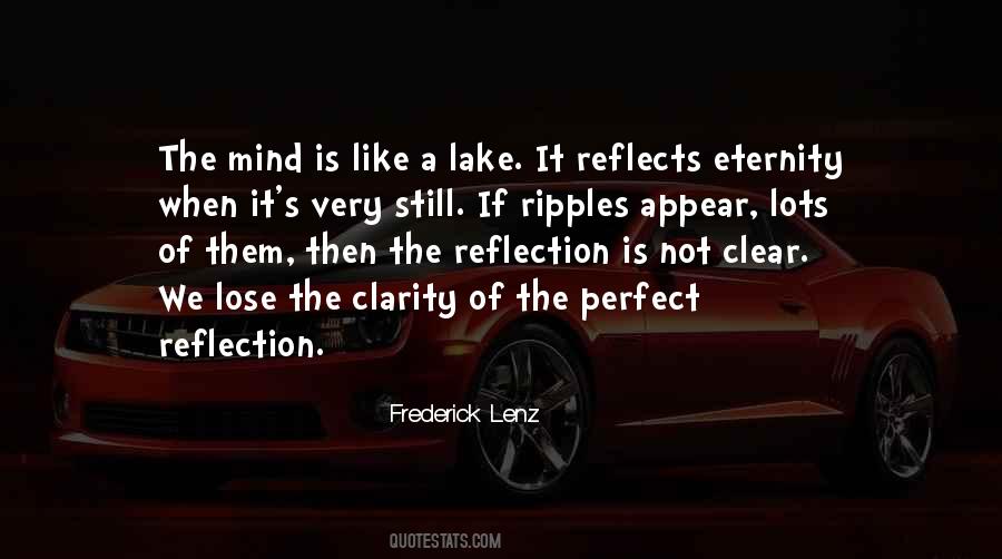 Quotes About Lake Reflection #433191