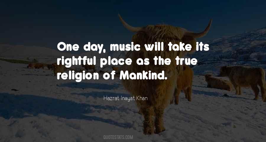 Religion Of Music Quotes #89588