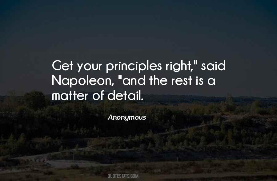Quotes About Your Principles #451027