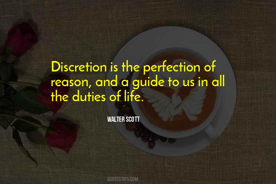 Quotes About Discretion #1090036