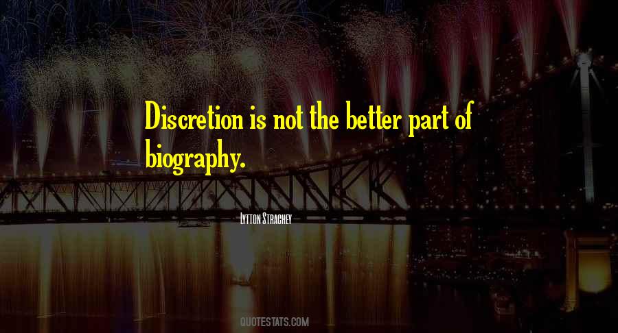 Quotes About Discretion #1324952