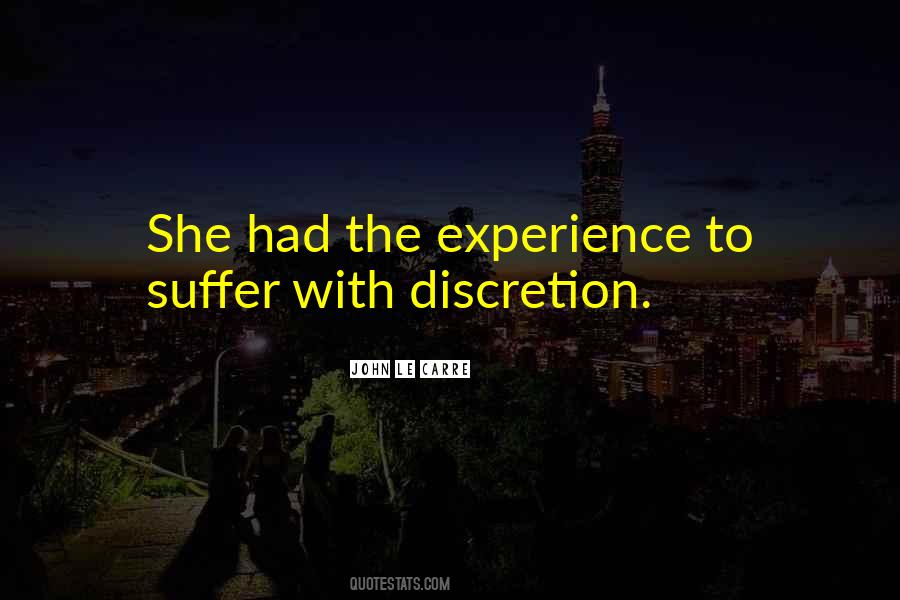 Quotes About Discretion #1469732