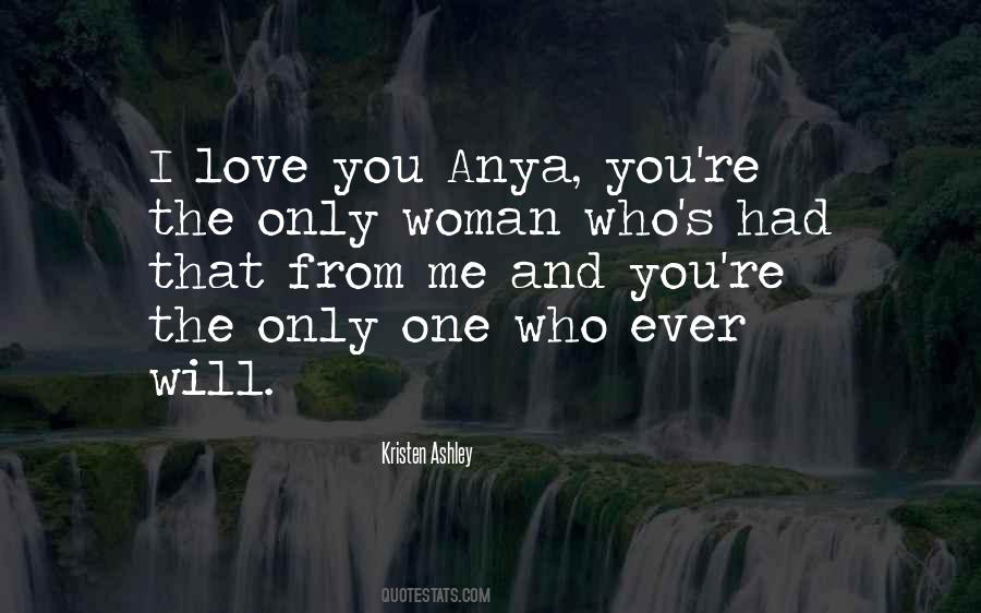 Only Woman Quotes #1283630