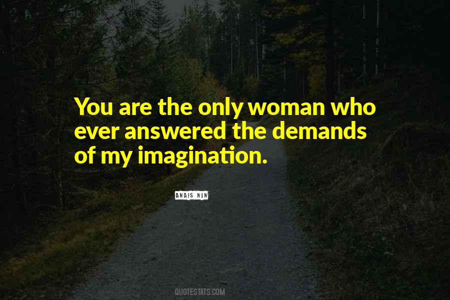 Only Woman Quotes #1644763