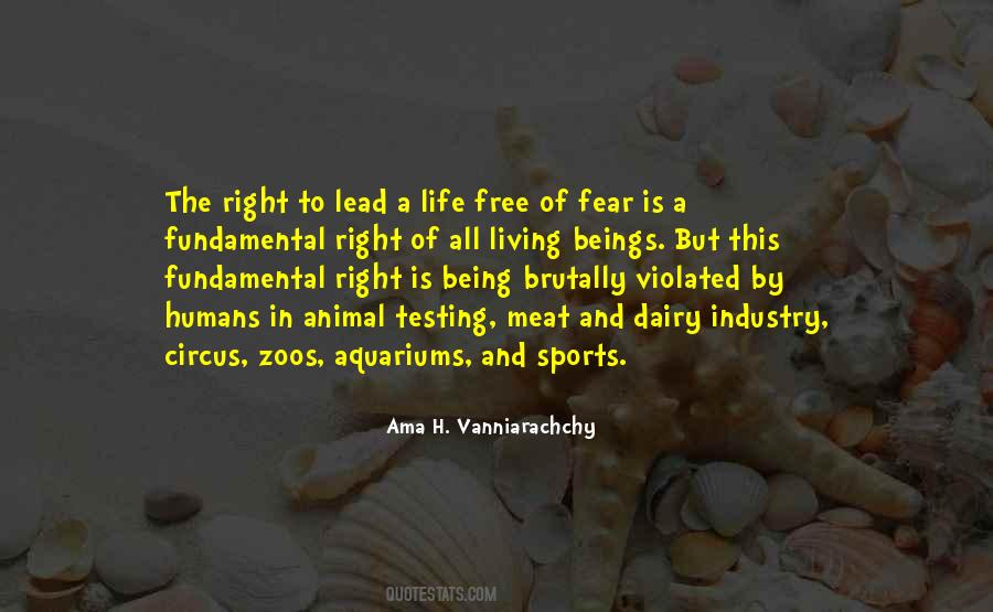 Quotes About Living In Fear #395033