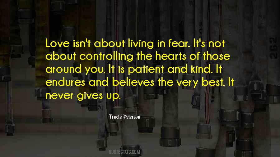 Quotes About Living In Fear #62125