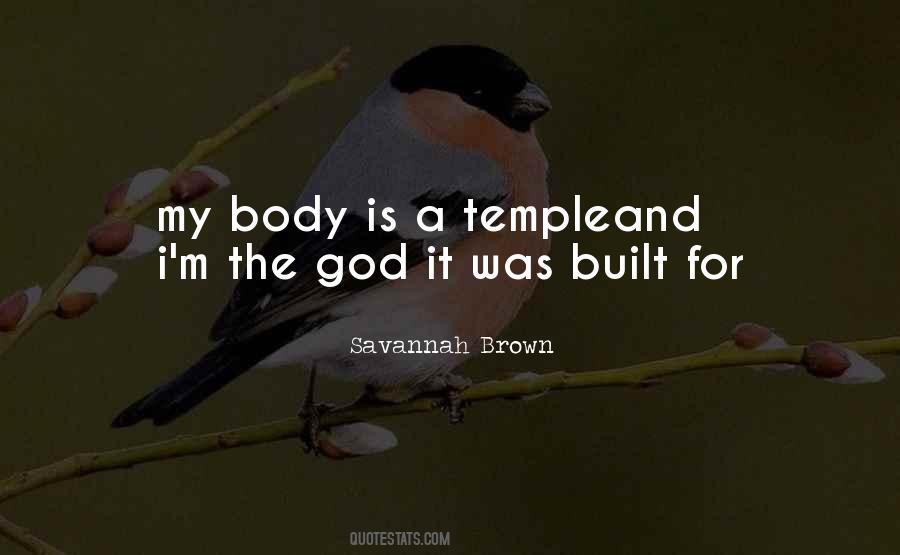 Quotes About Body Is A Temple #1456215