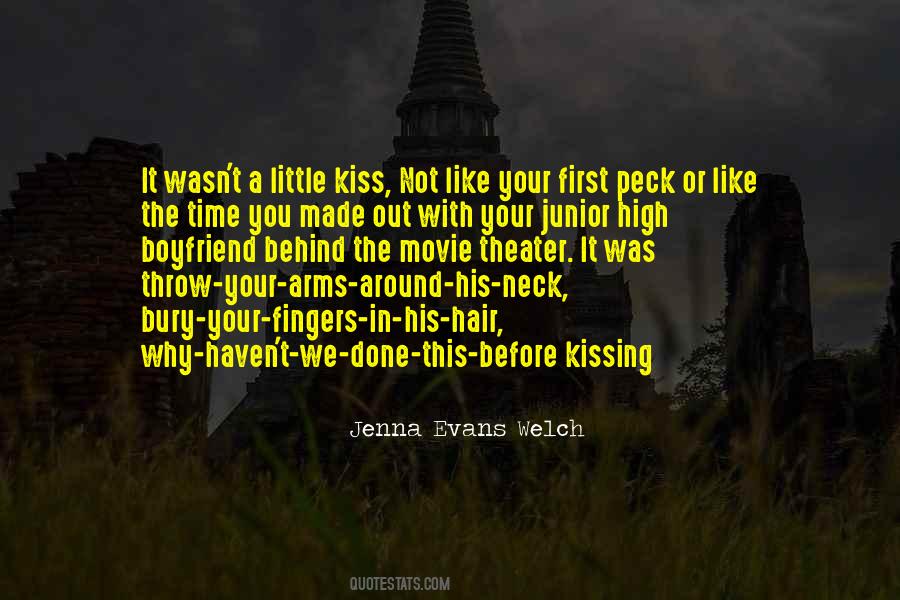 Quotes About Kissing For The First Time #145659