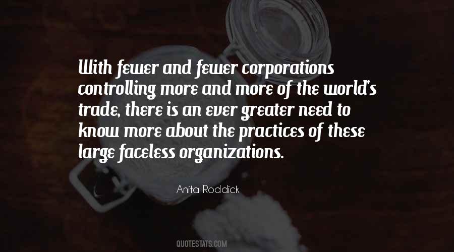 Quotes About Large Corporations #1625438