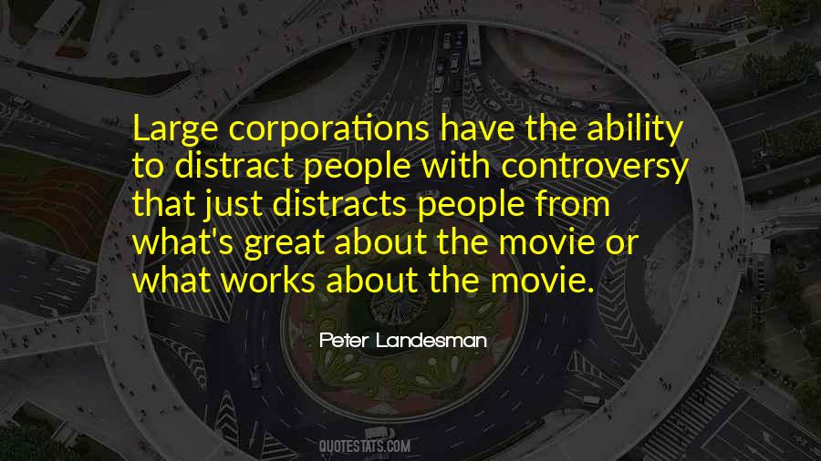 Quotes About Large Corporations #274777