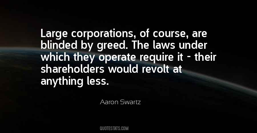 Quotes About Large Corporations #947928