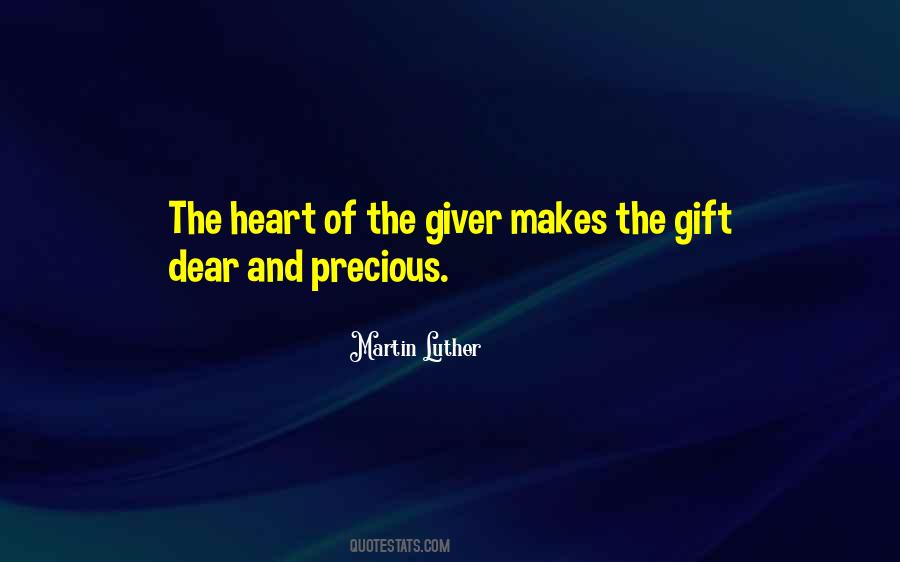 Precious Heart Quotes #1686837