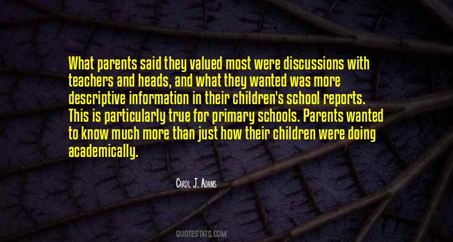 Quotes About Primary School #1629405