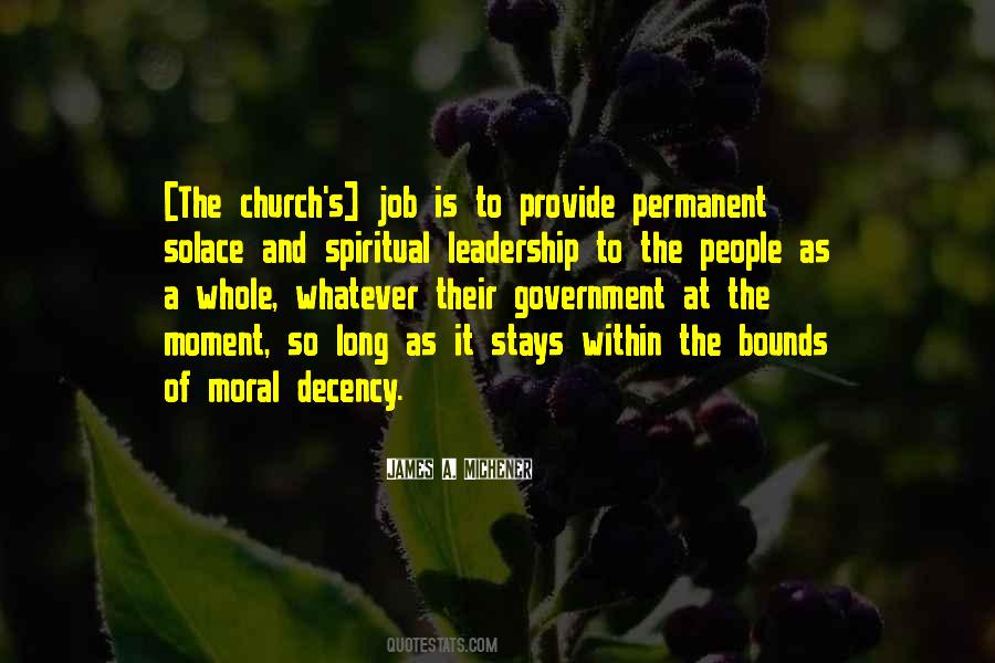 Quotes About Moral Leadership #1255079