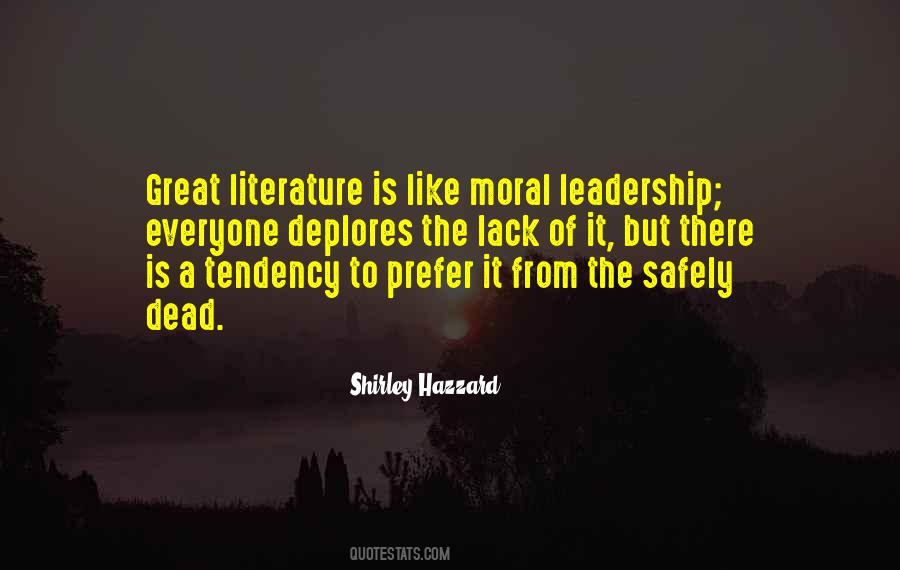 Quotes About Moral Leadership #610967
