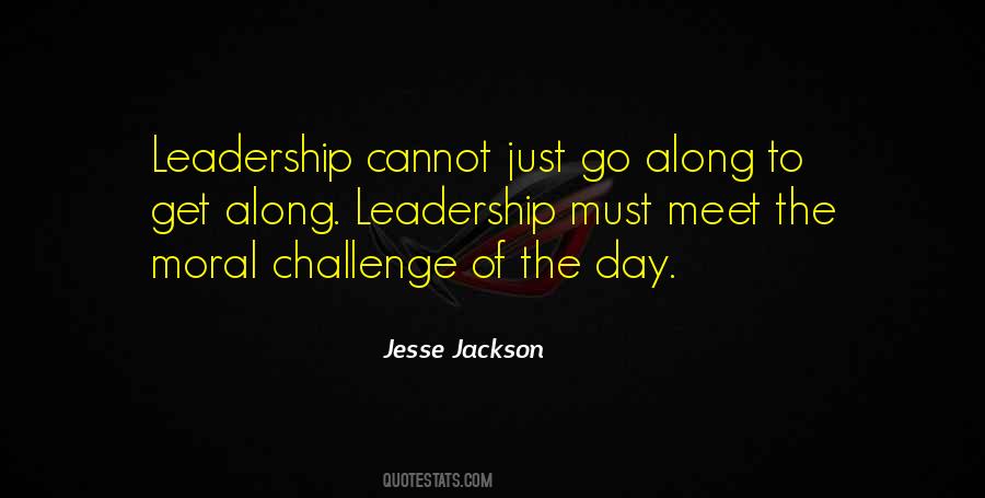 Quotes About Moral Leadership #88079