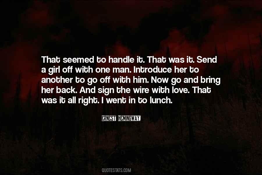 Love Was Right Quotes #221147