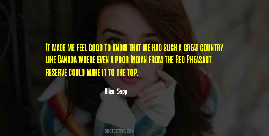 Quotes About Feel Good #1270229