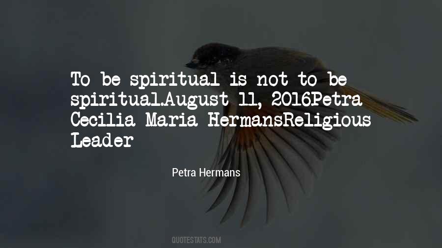 Spiritual Leader Quotes #172771