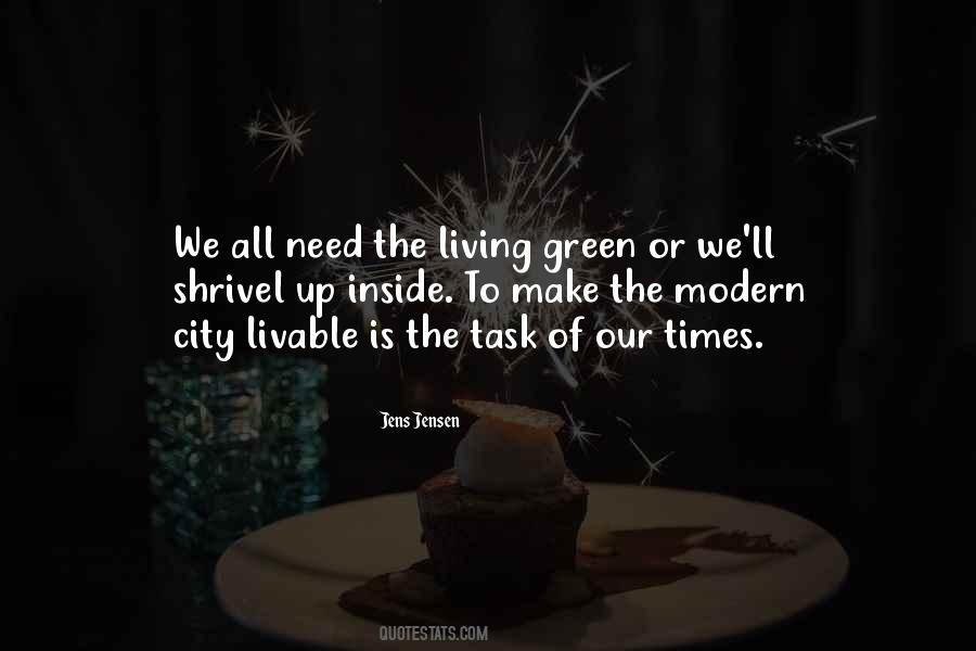 Quotes About Living Green #242089