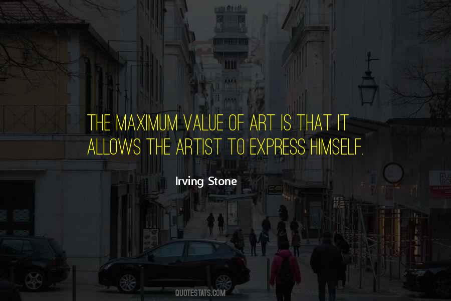 Quotes About Value Of Art #1752895