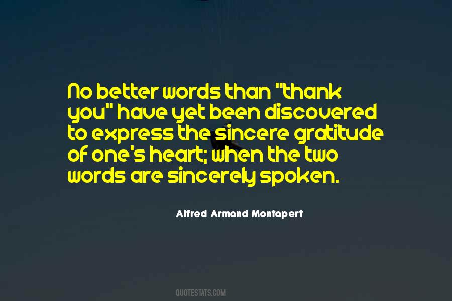 Quotes About Sincere Gratitude #1590202