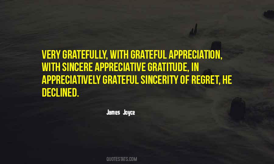 Quotes About Sincere Gratitude #84736