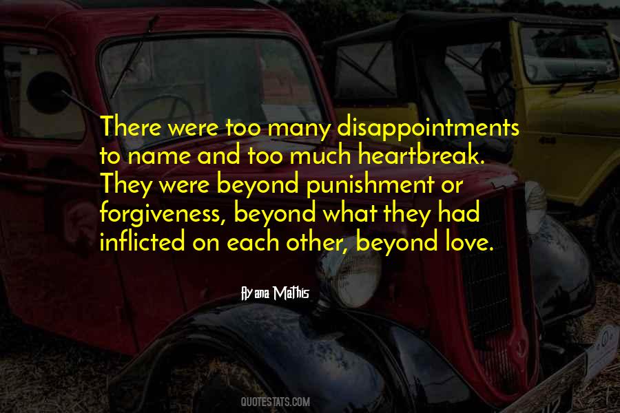 Quotes About Disappointments In Love #1498591