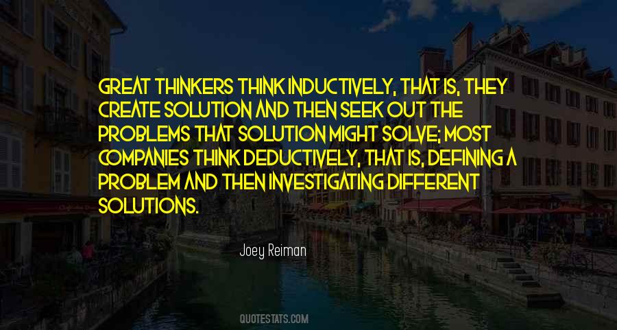 Quotes About Great Thinkers #1726453