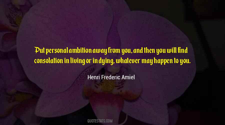 Quotes About Ambition #1674097