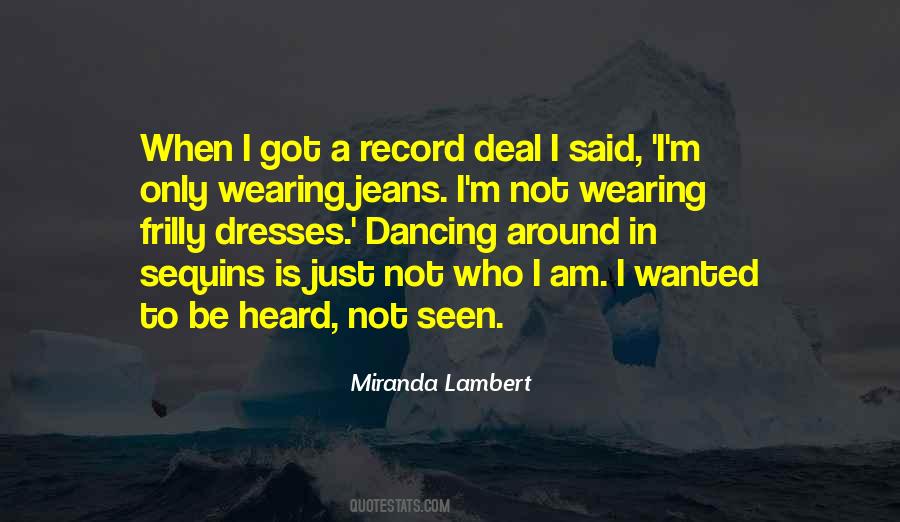Wearing Jeans Quotes #1082738