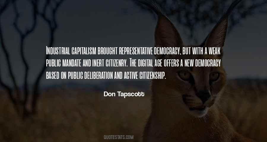 Quotes About Democracy And Capitalism #223239