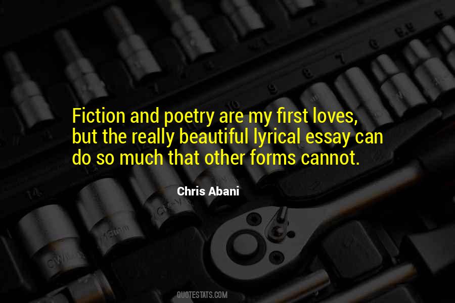 Quotes About Lyrical Poetry #1346845