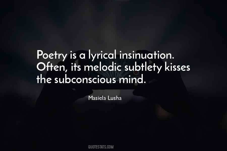 Quotes About Lyrical Poetry #1351826