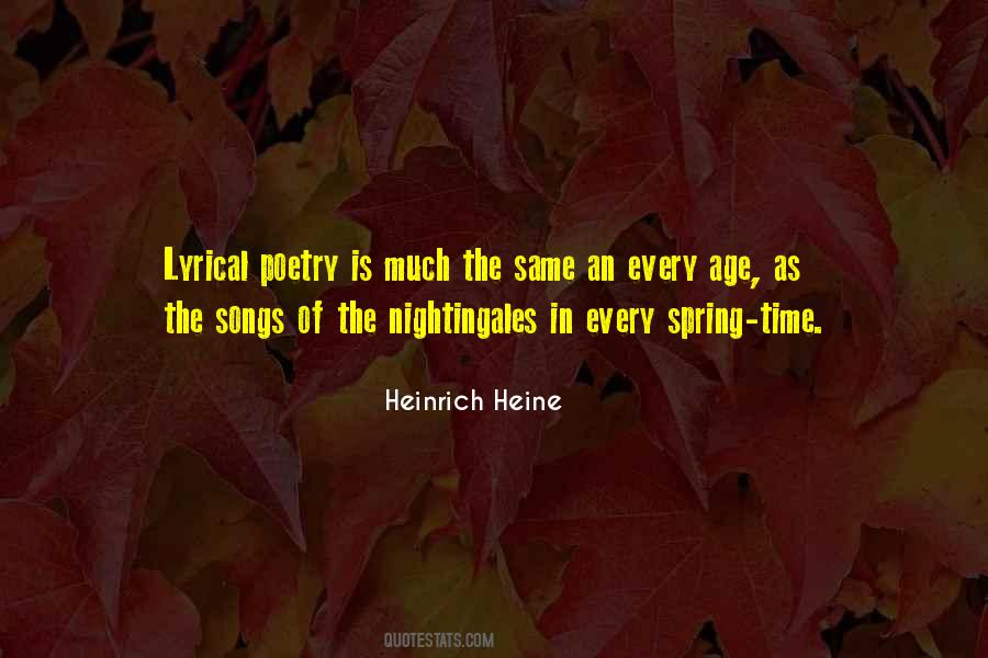 Quotes About Lyrical Poetry #951309
