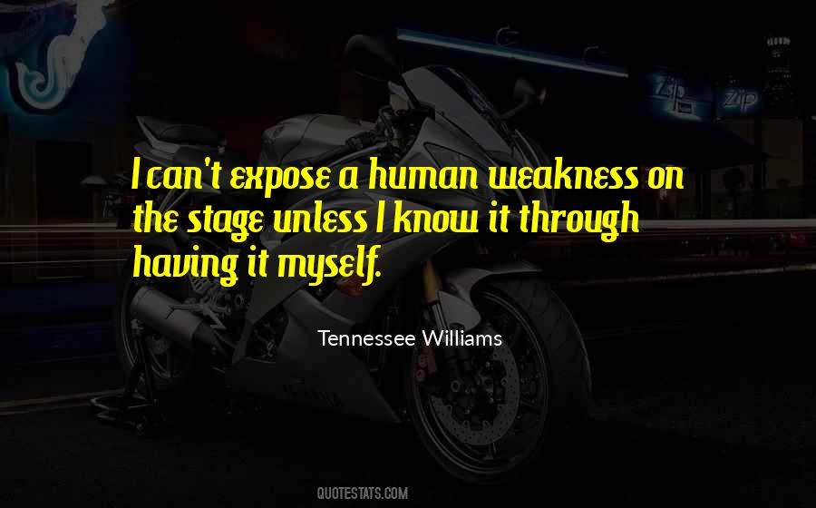 Human Weakness Quotes #969844