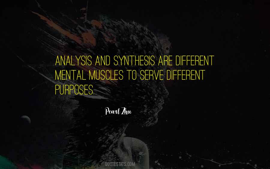 Quotes About Synthesis #141443