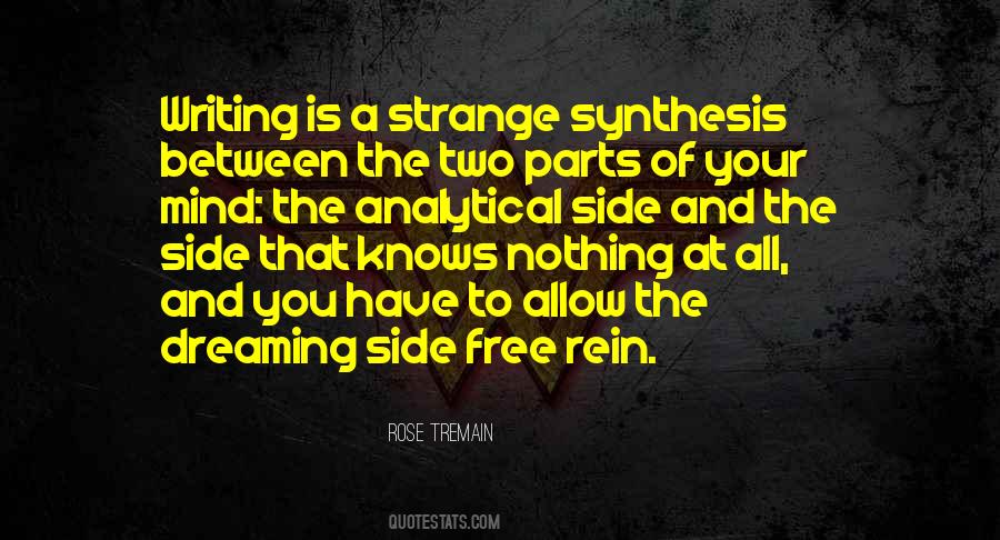 Quotes About Synthesis #416433