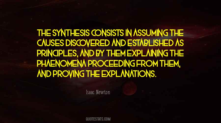 Quotes About Synthesis #899187